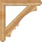 Ekena Millwork Balboa Craftsman Rough Sawn Bracket w/ Offset Brace, Western Red Cedar, 8"W x 48"D x 48"H BKT0806X48X48BOA04RWR - alternate 3